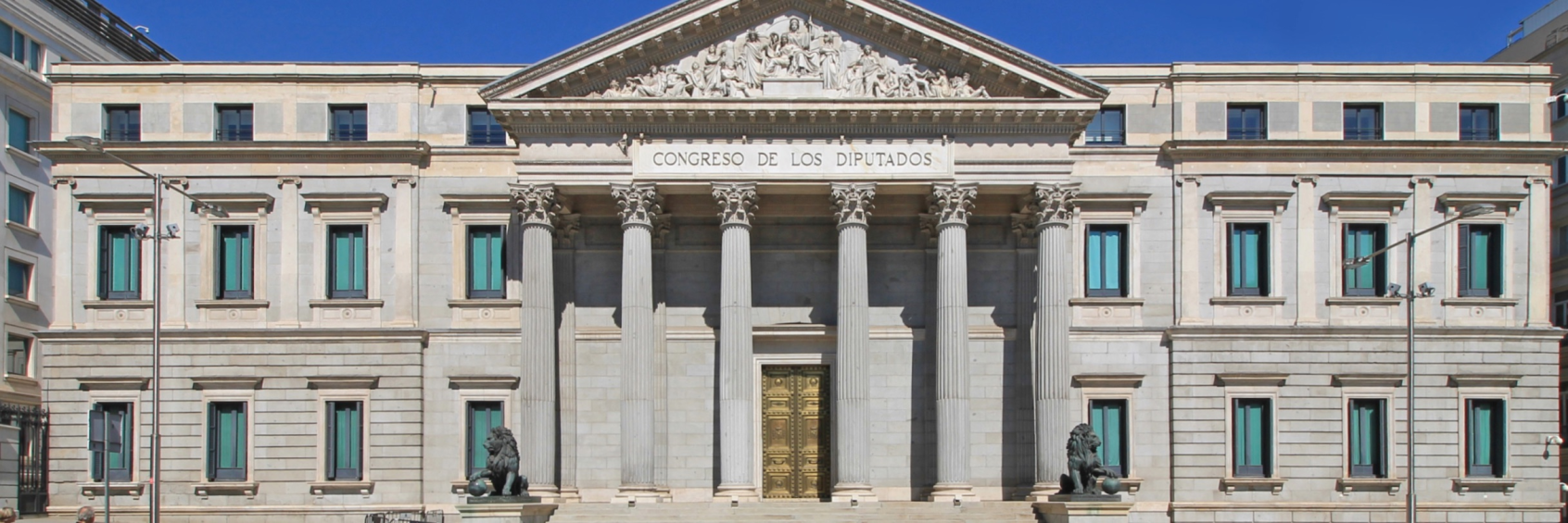 Le Palais des Cortes à Madrid